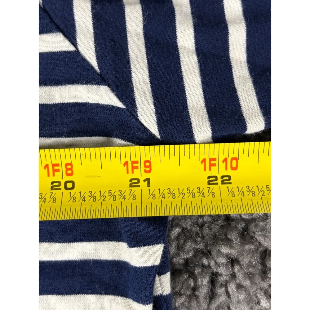 Vintage 90s Polo Golf Ralph Lauren Striped Polo Shirt Navy Blue White Mens L
